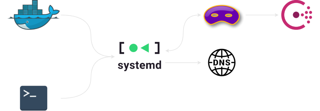 DNS resolution chain